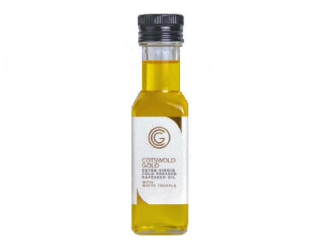 Cotswold Gold Rapeseed Oil / White Truffle is available from the Cotswold Cheese Company. A local Cotswolds shop in the heart of the Cotswolds